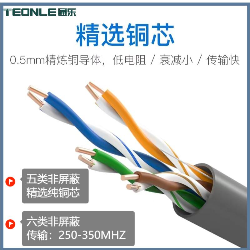 CAT5E超五類非屏蔽網線 超六類非屏蔽（屏蔽）網線