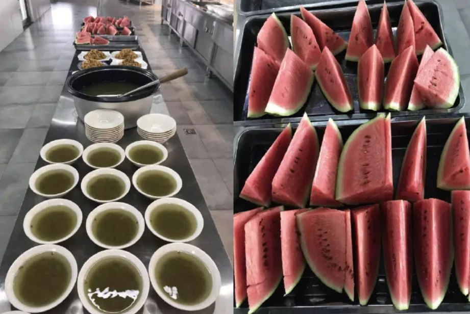 持續高溫為生產第一線送“清涼”
