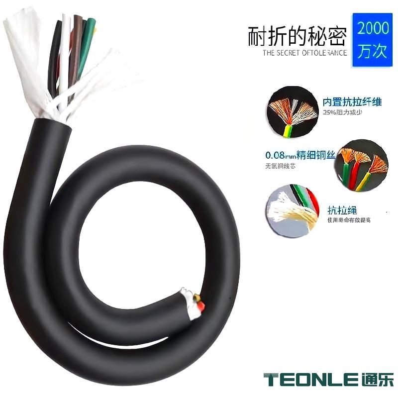 TRVV 無氧純銅 1-80芯 0.10-240mm2拖鏈電纜