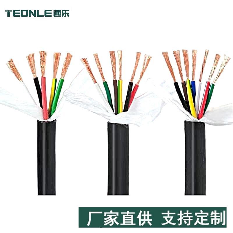 高柔性拖鏈電纜PUR材質TRVV耐磨耐油抗拉