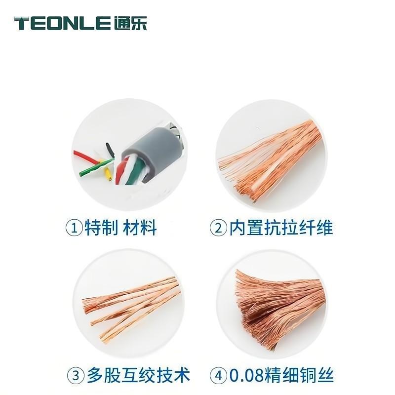 TRVVP抗扭轉高柔屏蔽拖鏈電纜