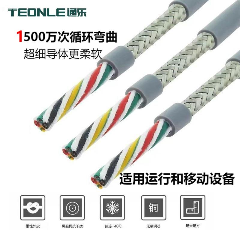 TRVVP抗扭轉高柔屏蔽拖鏈電纜