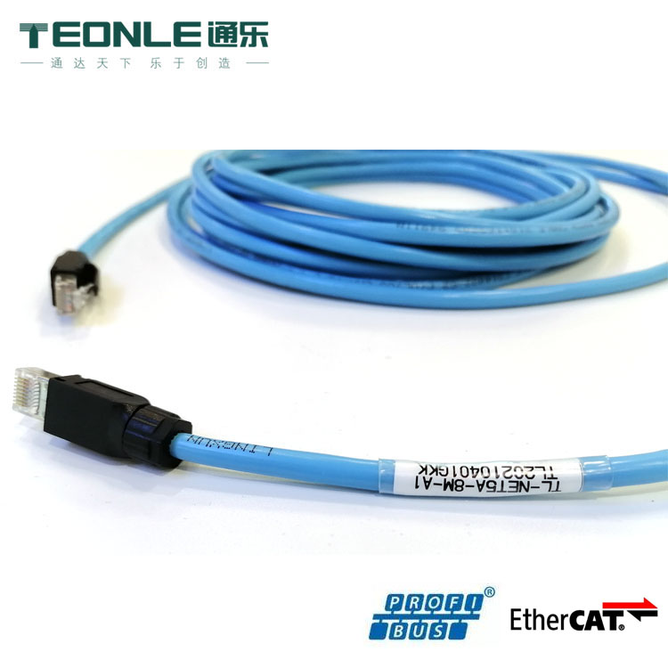 工業(yè)級RJ45接頭以太網(wǎng)EtherCAT通訊網(wǎng)線