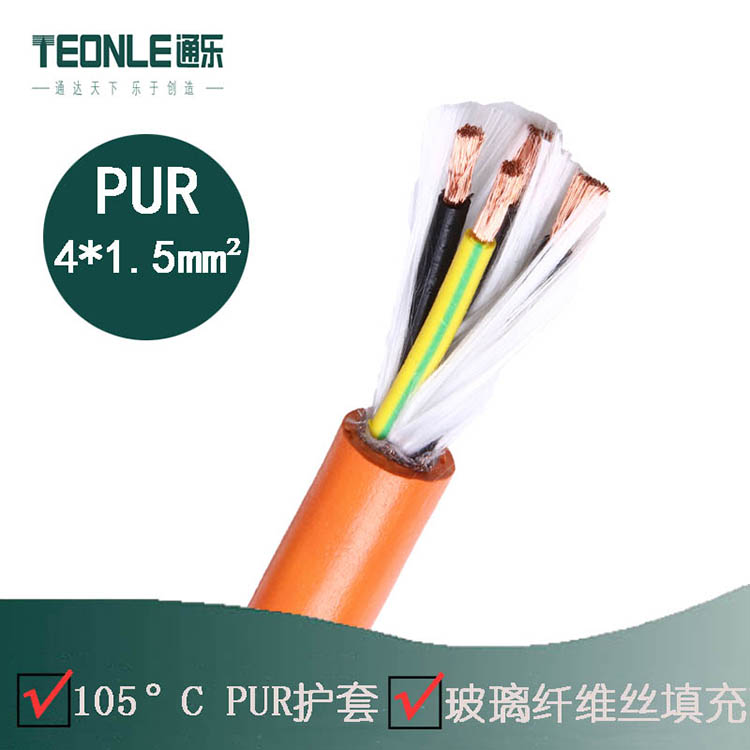 pur電纜是什么結構，pvc和pur拖鏈電纜的主要區別
